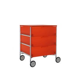 Mobili 3 cassetti con ruote, Kartell - Deesup