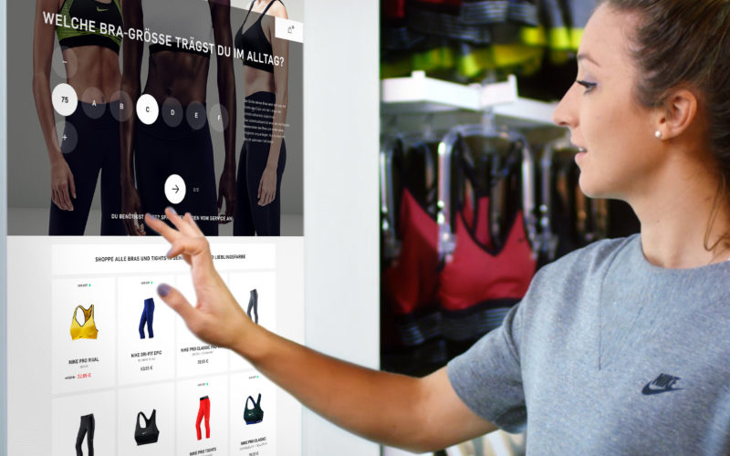 Nike  Mix-and-match shopping terminal