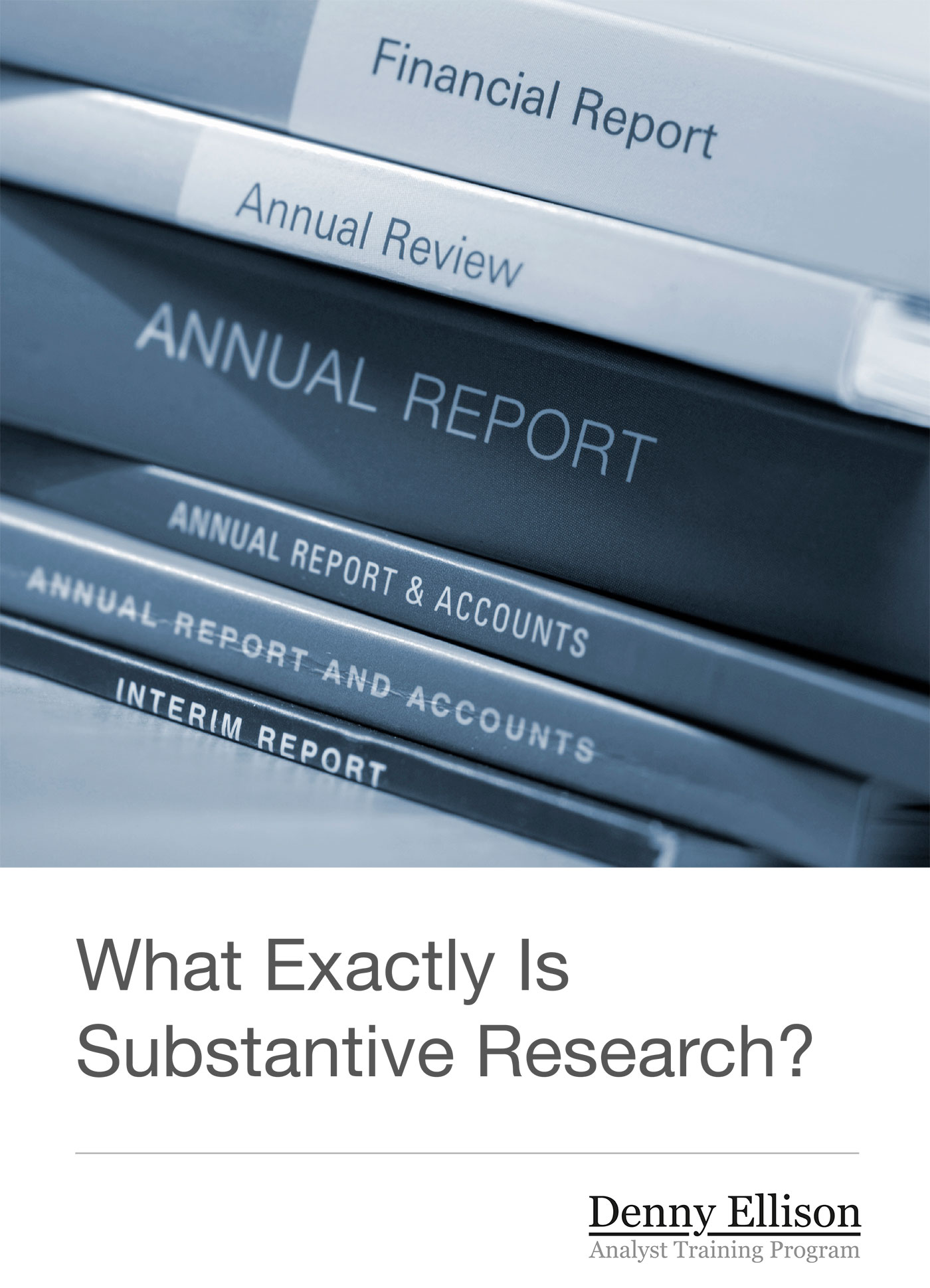 What Exactly Is Substantive Research?