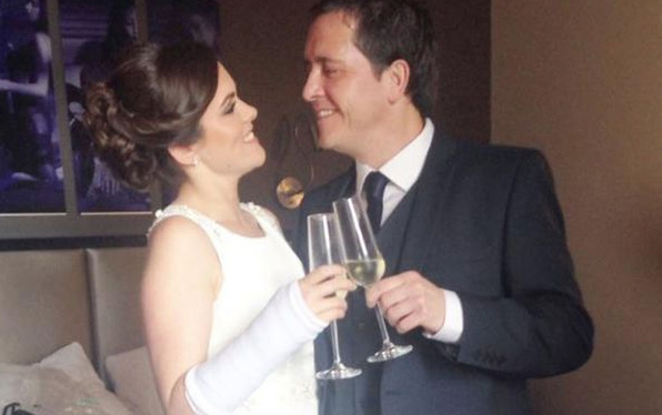 Wales bride Elin broke both her wrists while twerking at her Hen's weekend
