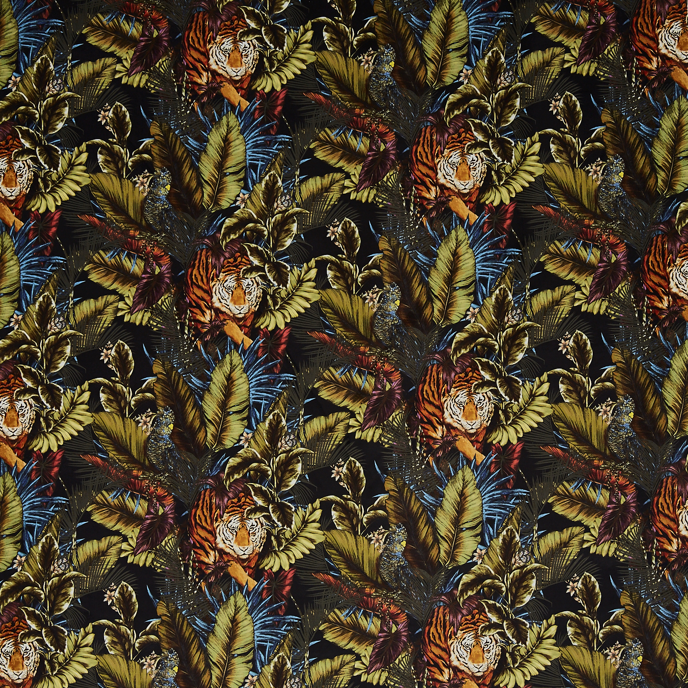 Safari Made to measure roman blind in prestigious textiles Tiger Ivory fabric