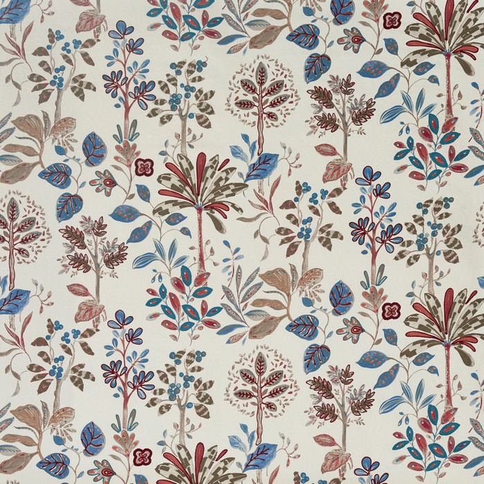 Tree of Life Paprika fabric Sri Lanka Prestigious Textiles