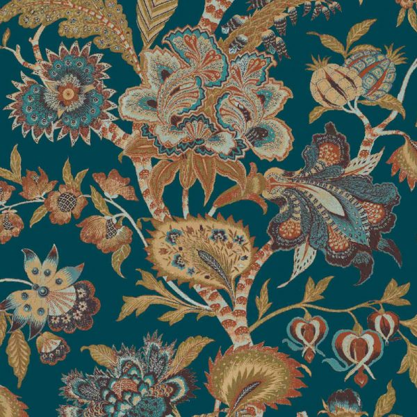 Baby Bombay Aqua fabric Florals Arley House