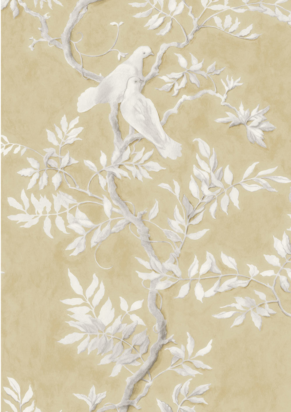 Doves - Fawn wallpaper | English Ethnic | Lewis & Wood