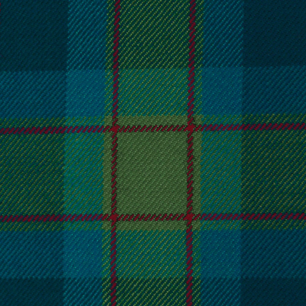 Grampian Blue/Green fabric Tartans Isle Mill
