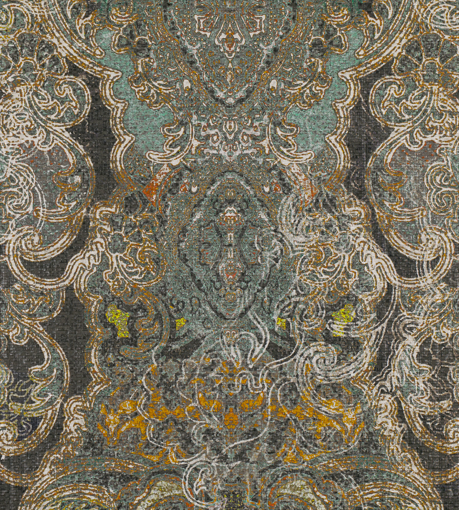 Maroque Meteor wallpaper Herbaria Black Edition