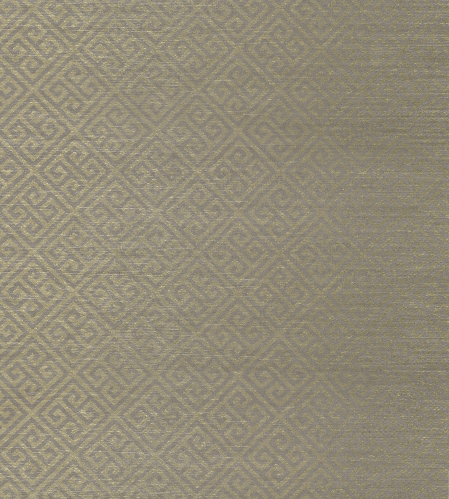 Maze Grasscloth Metallic Gold on Grey wallpaper Grasscloth Resource
