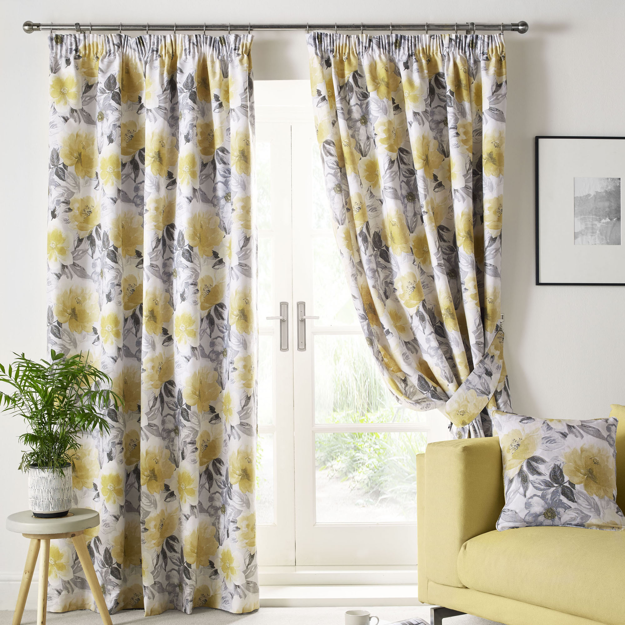 Sofia Ochre Ashley Wilde Ready Made Curtains Graham Sanderson