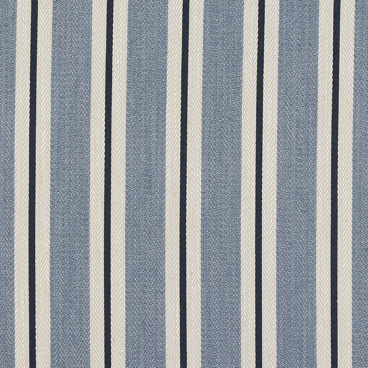 Arley Stripe Denim fabric Appledore Porter & Stone