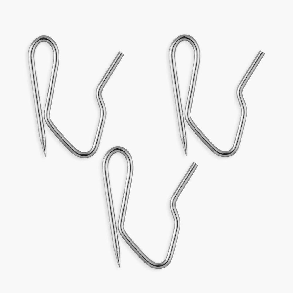 Curtain Pin Hooks Pack of 25 Curtain Linings & Accessories