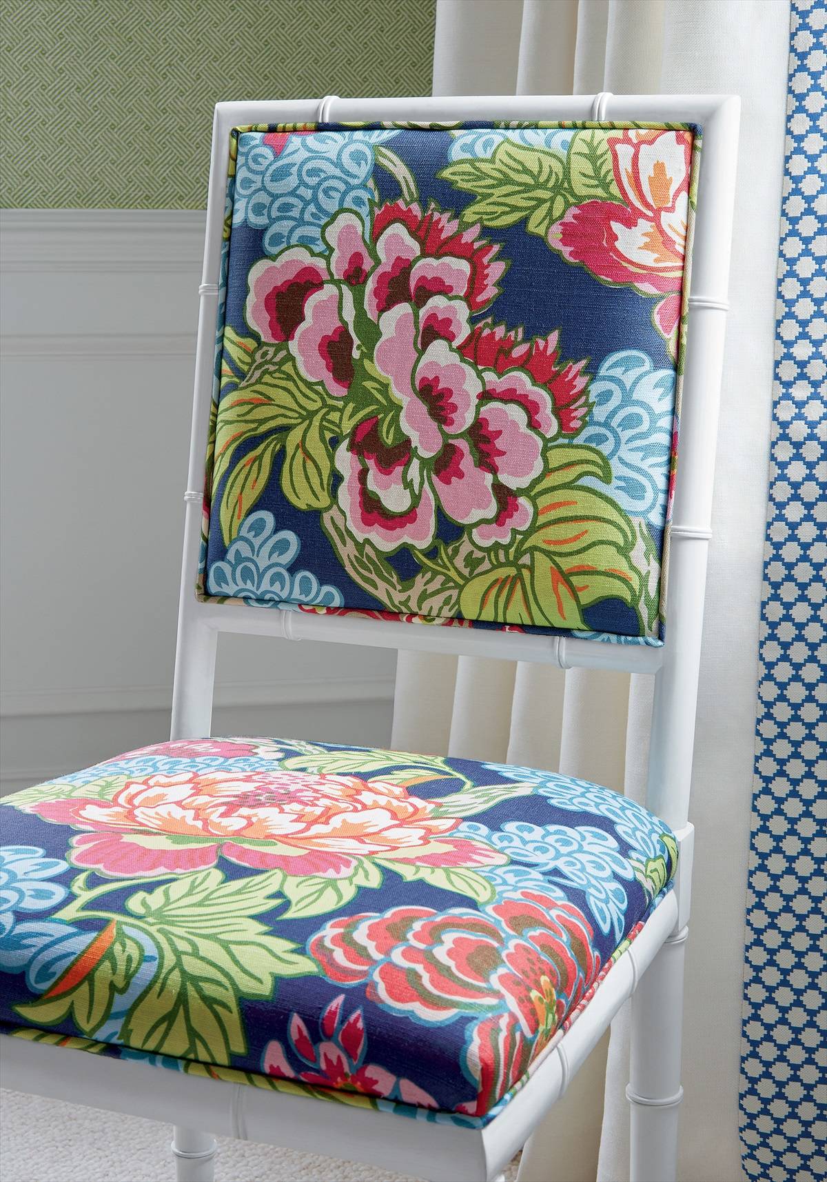 Honshu Grey fabric Dynasty Thibaut