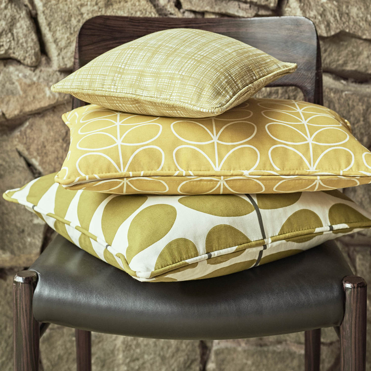 Linear Stem Dandelion fabric Orla Kiely Prints Volume 1 Ashley Wilde