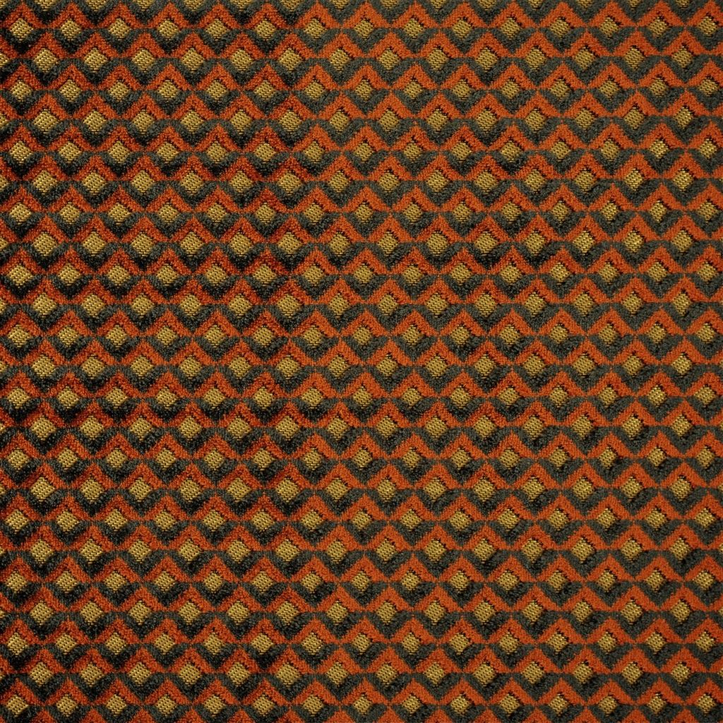 Portland Terracotta fabric Fitzrovia Designers Guild