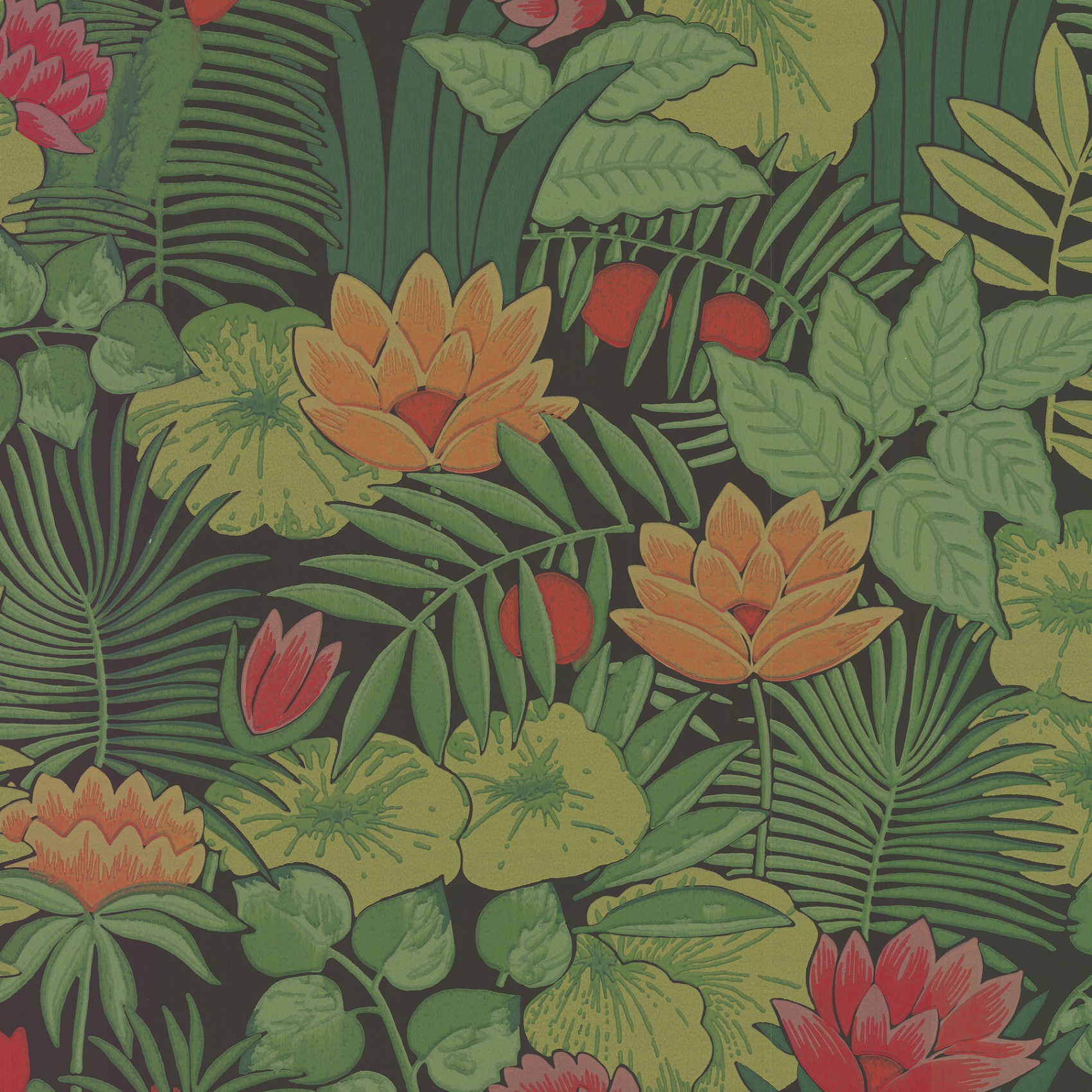 Reverie Jungle Wallpaper Retrospective Papers Little Greene
