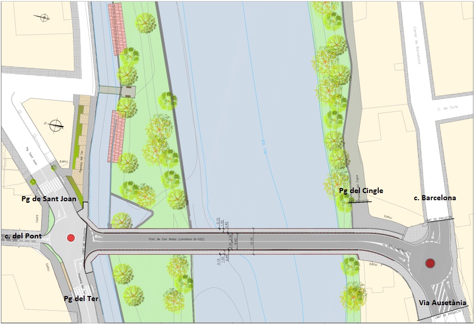 Projecte d'ampliació del Pont de Can Molas
