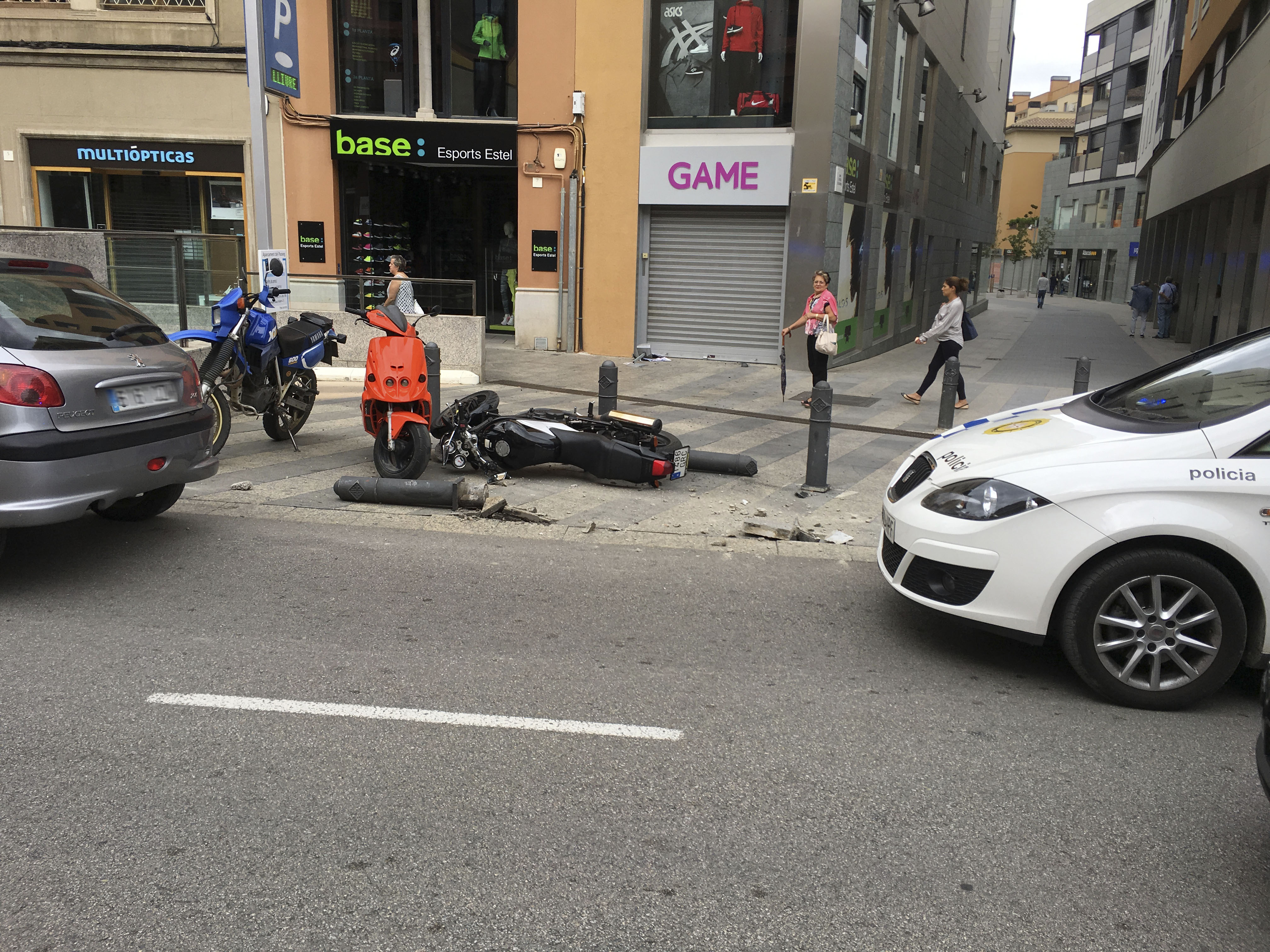 L'accident s'ha produït a la rambla del Carme