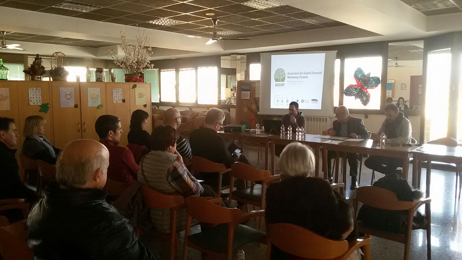 Un moment de l'assemblea de l'associació