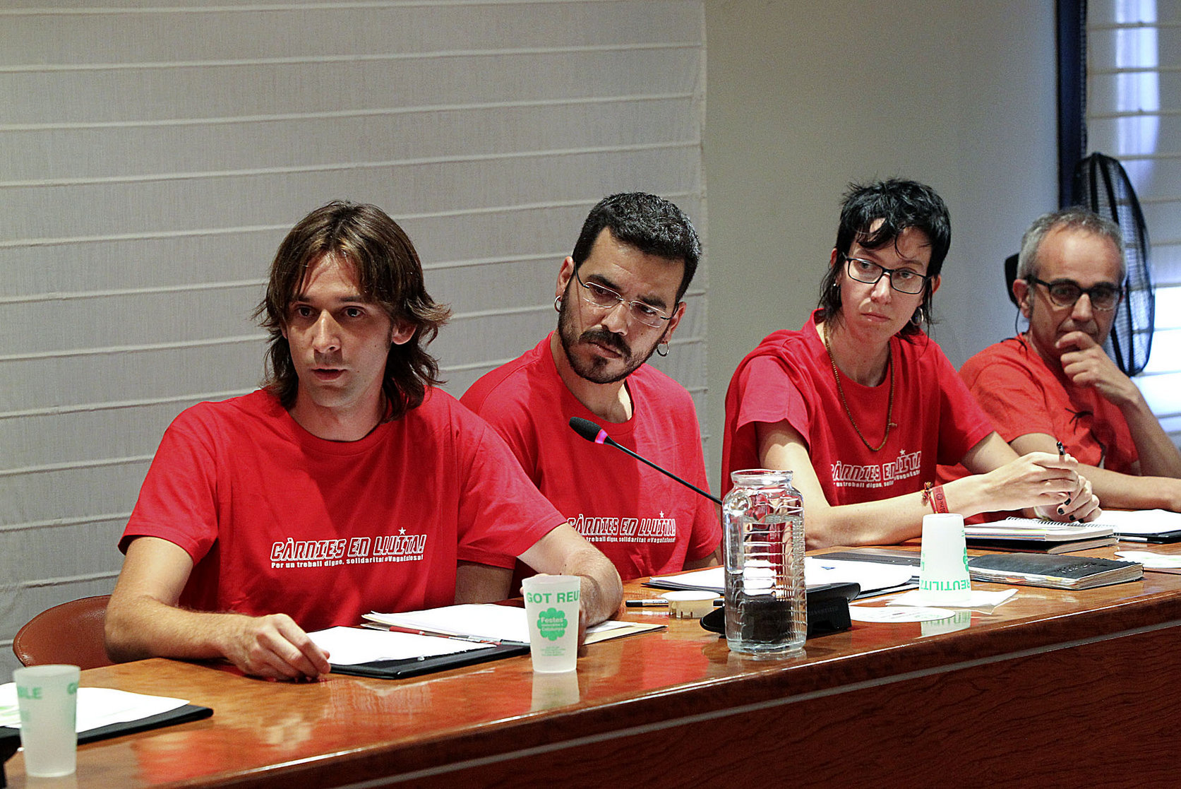Els regidors de la CUP a Manlleu