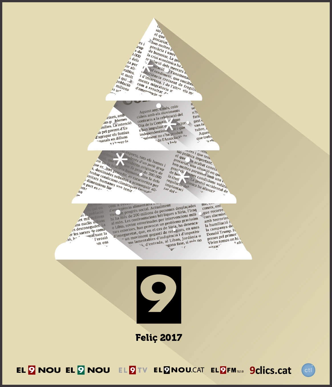 Que passeu unes bones festes i tingueu una bona entrada al 2017