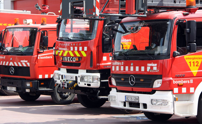 Els Bombers es van mobilitzar en aquest servei