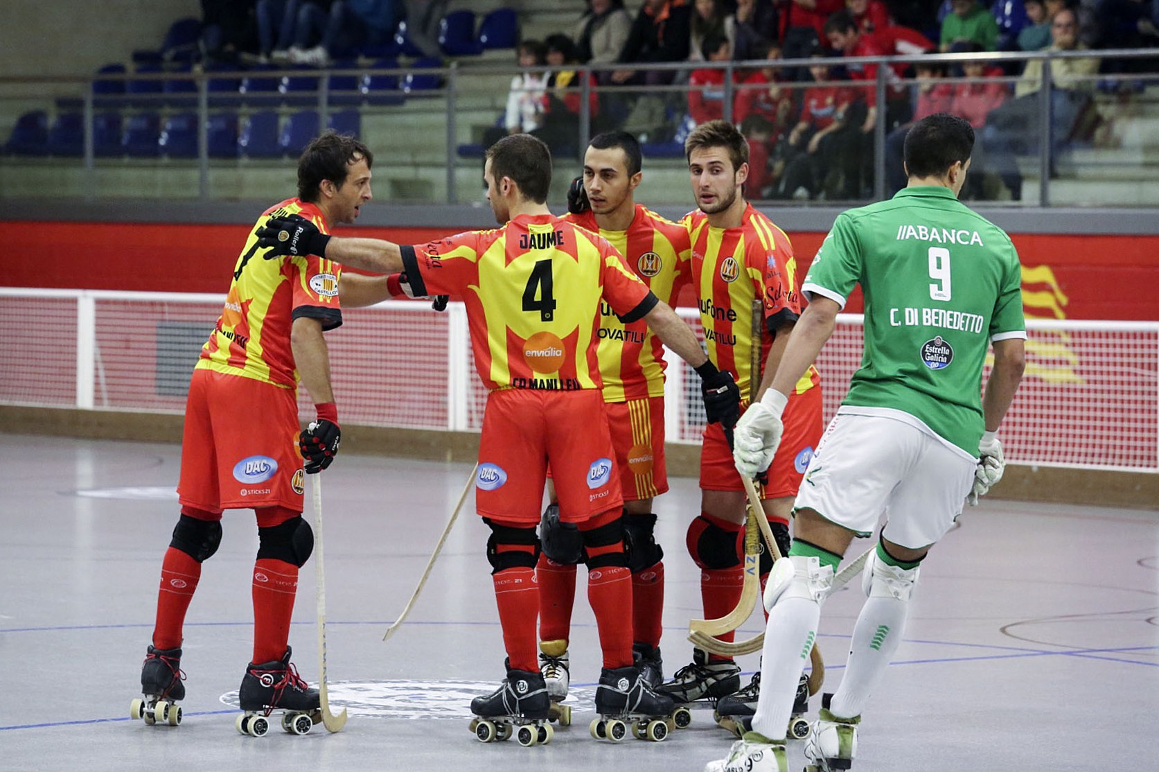 Els jugadors del Manlleu van guanyar a la pista del Liceo
