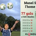 Manel Sala ha estat el referent golejador dels manlleuencs les darreres campanyes