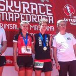 Jana Aguilar, dalt del podi andorrà, ha guanyat les dues edicions del quilòmetre vertical