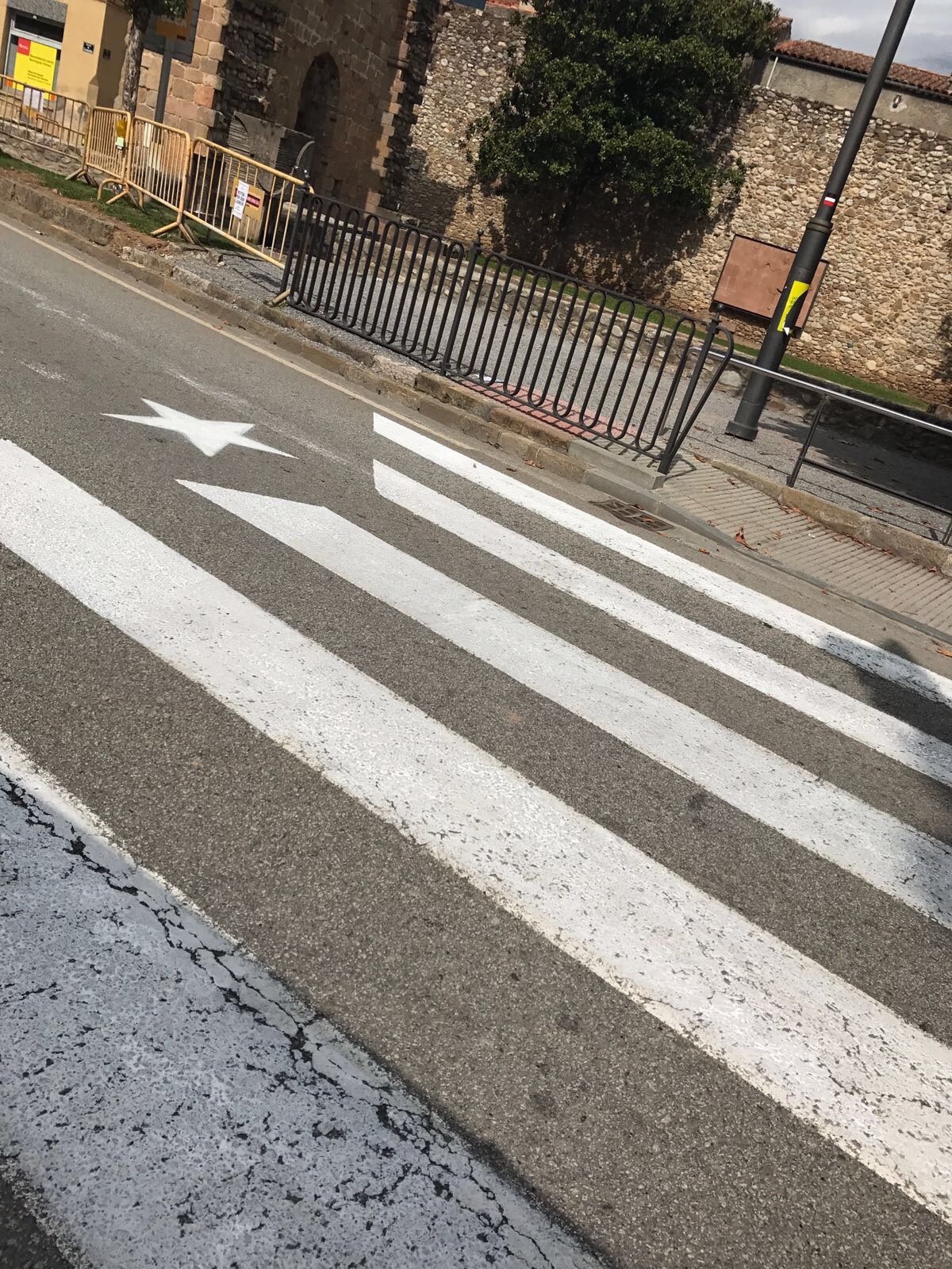 Pas de vianants a Sant Joan de les Abadesses