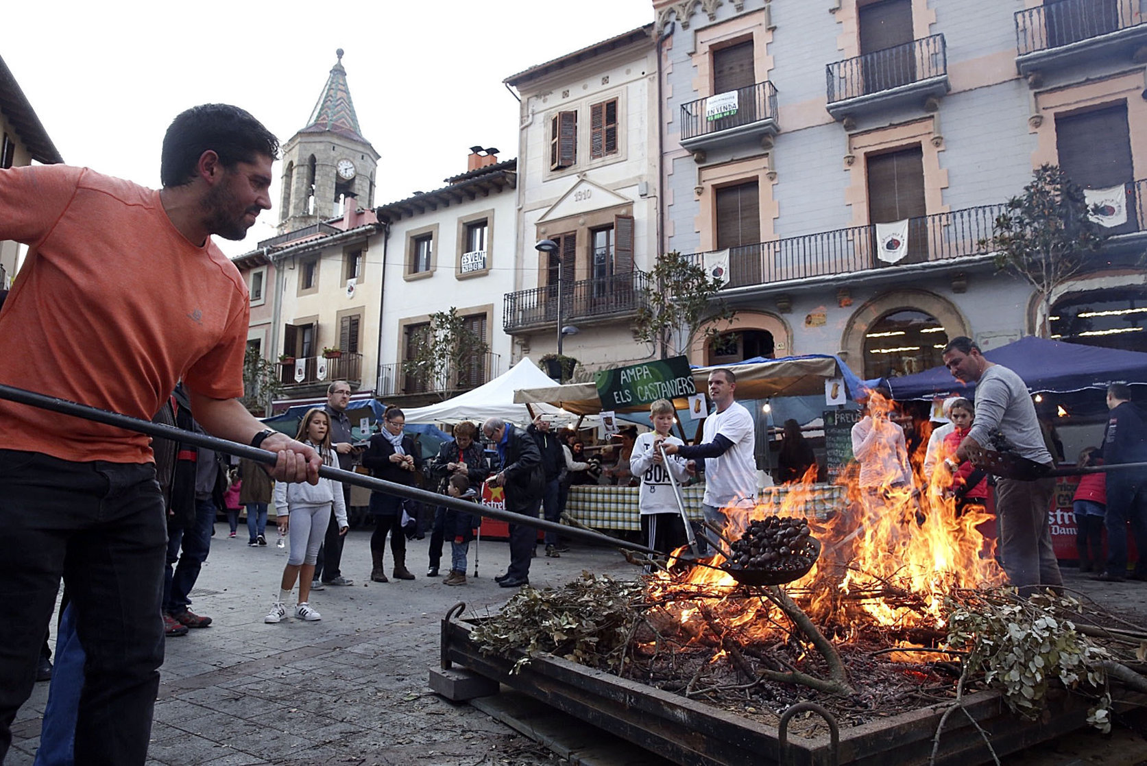 La Fira de la Castanya de Viladrau, l'any passat