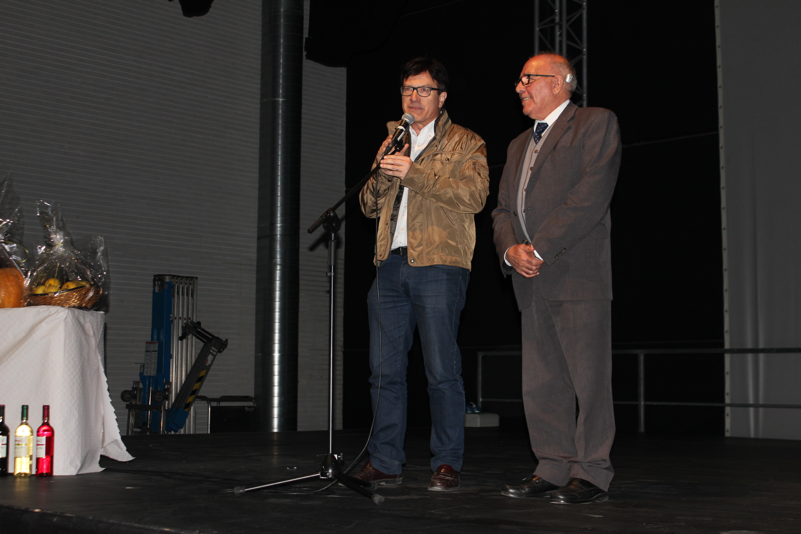 Xavier Farrés, a l'esquerra, i Francesc Luna