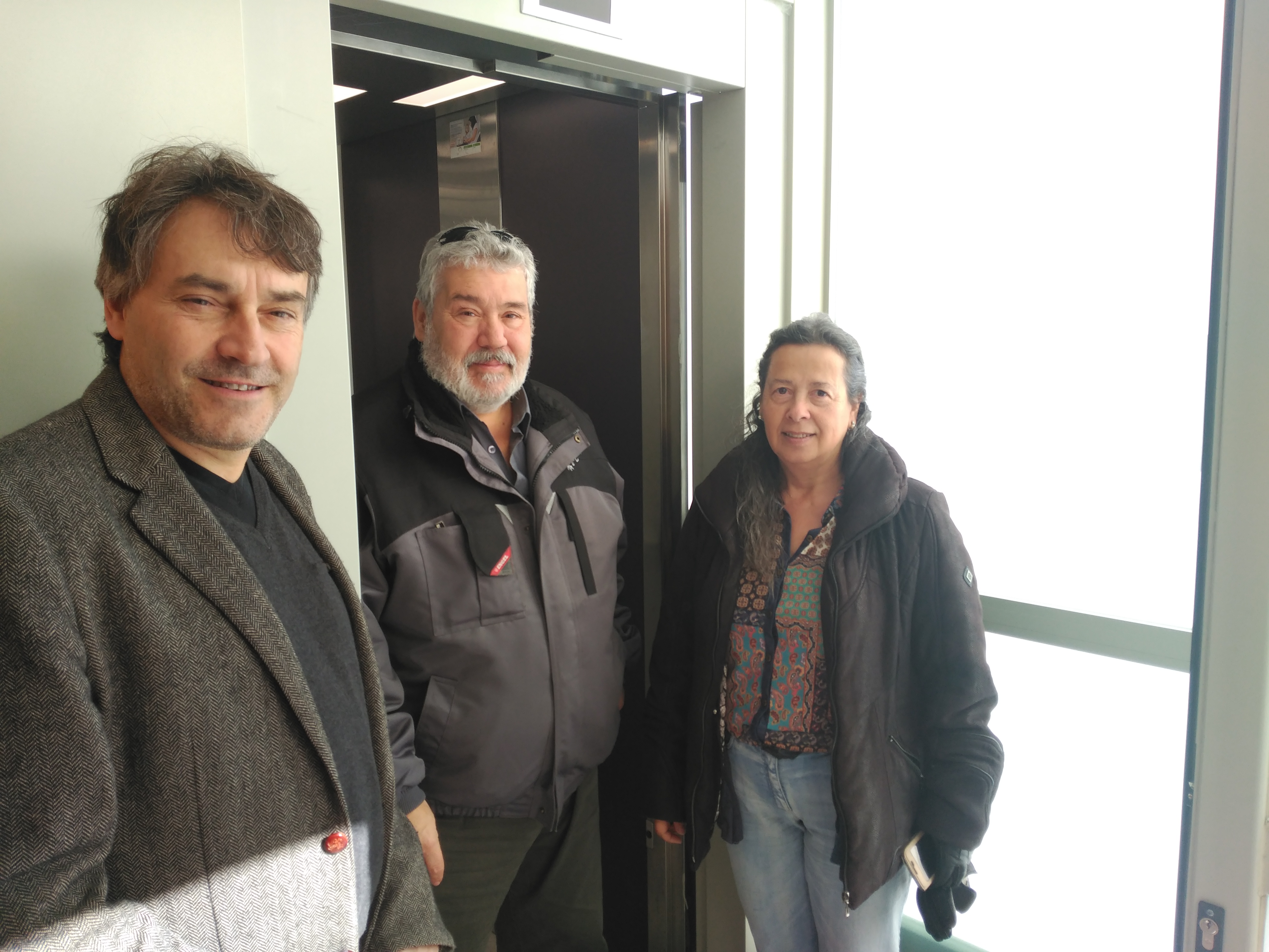 Presentació dels nous ascensors