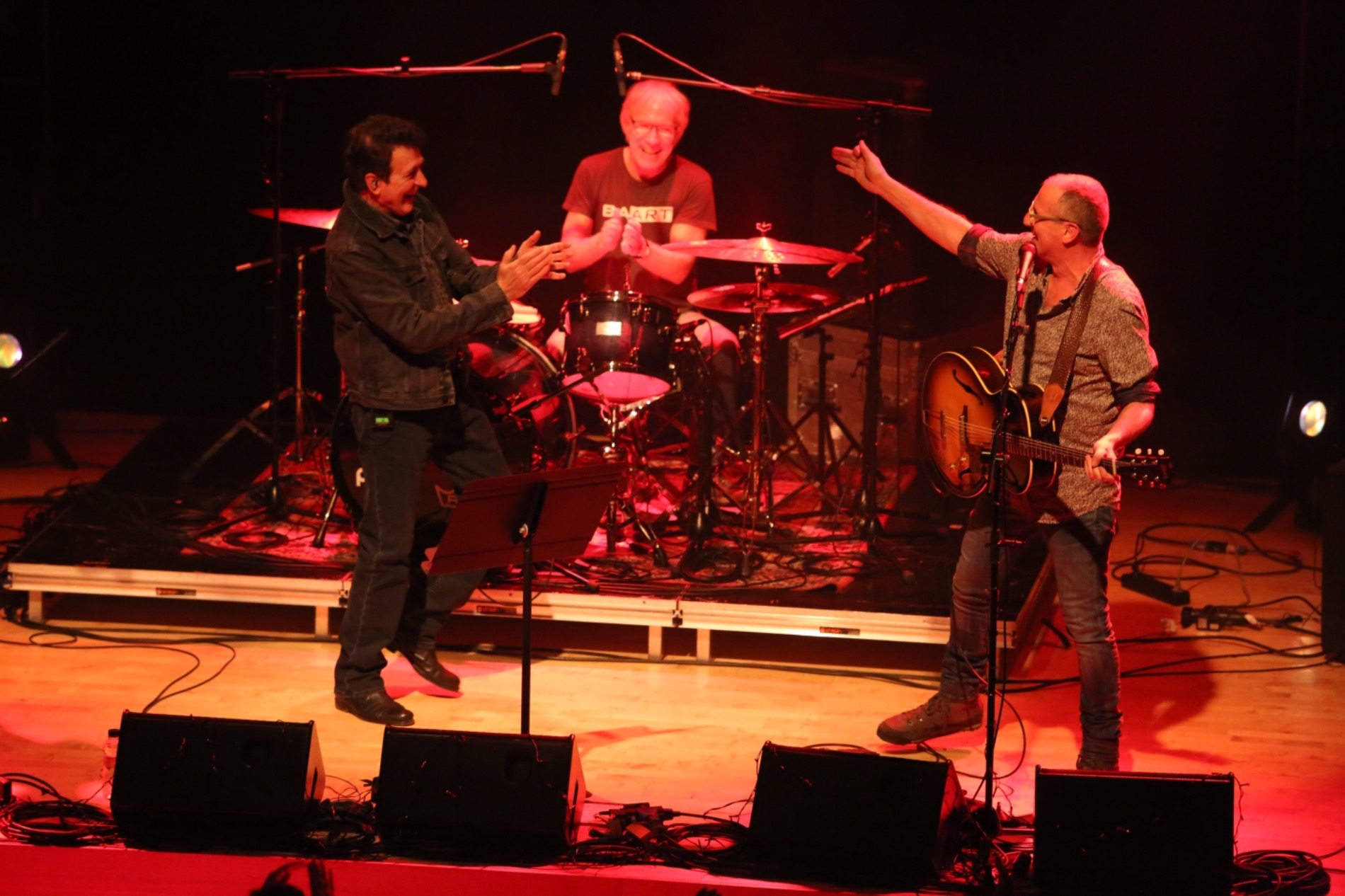 Quimi Portet amb Manolo Garcia, en el concert