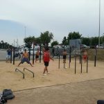 L'Street Workout el dia de la inauguració, el passat juliol