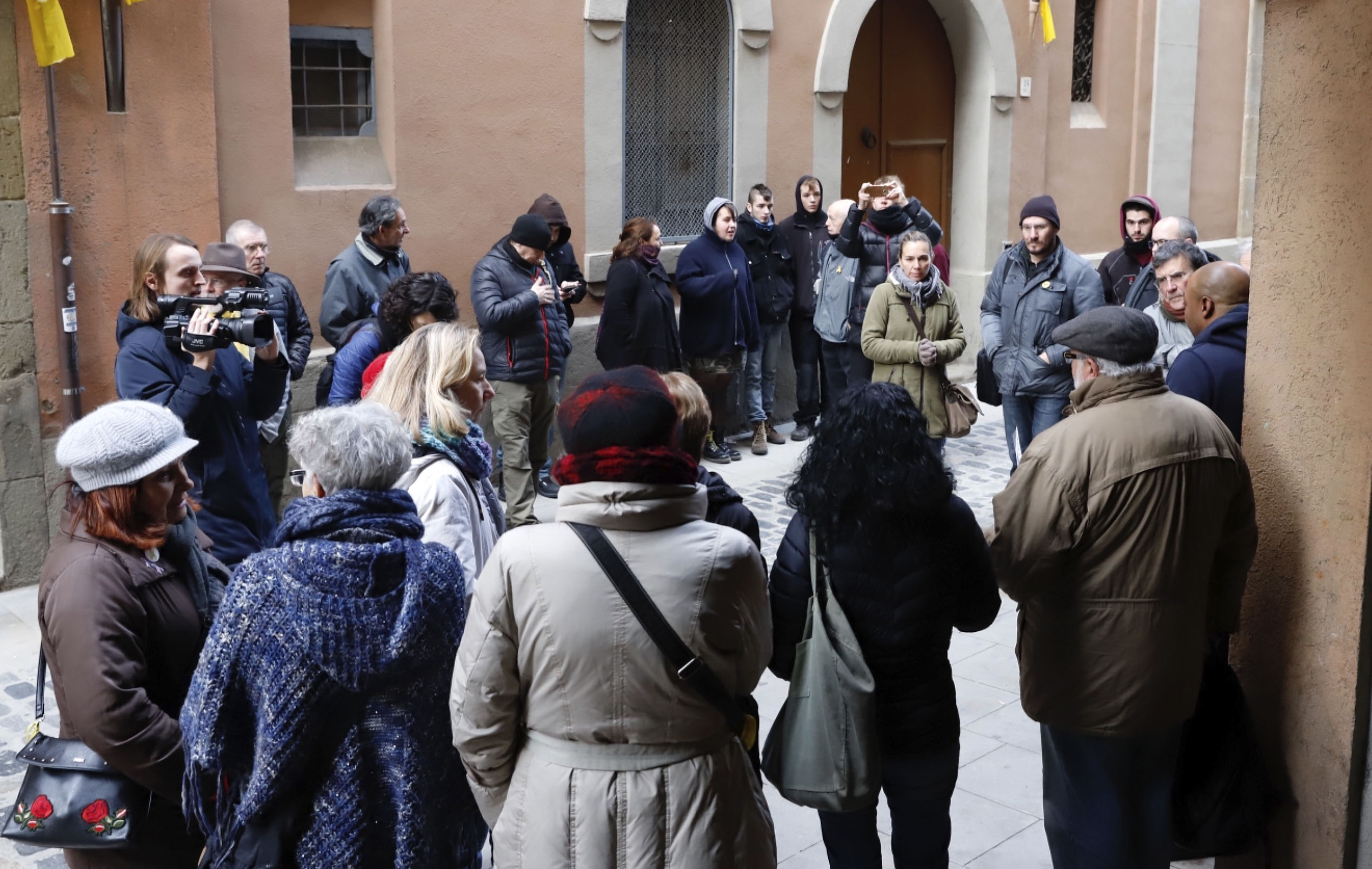 Concentració al carrer de la Ramada