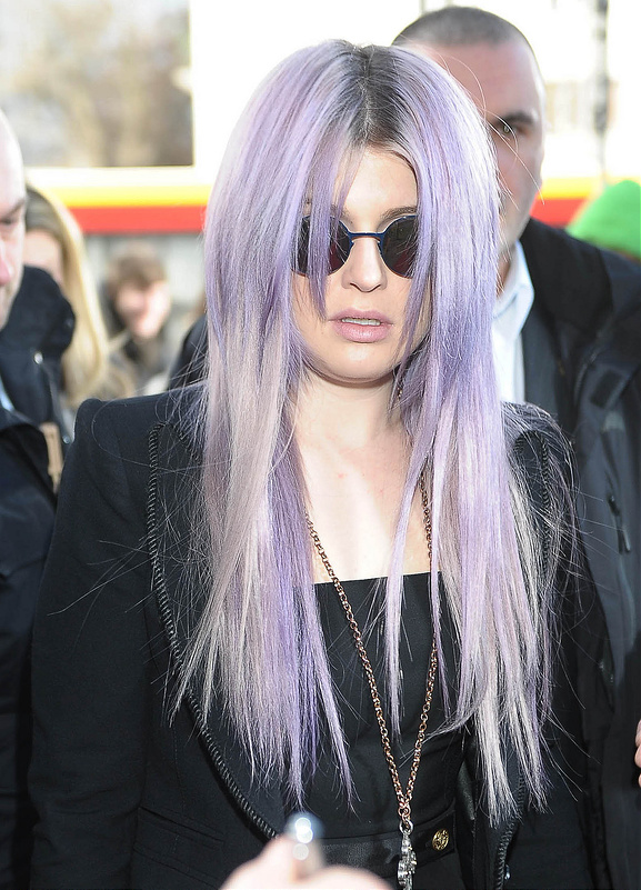 Kelly Osbourne S Purple Hair Entertainment Ie