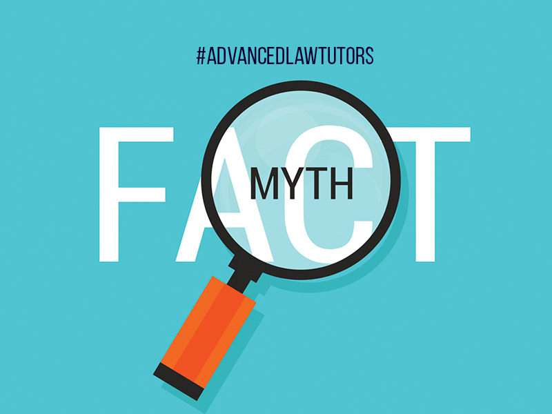 Myths regarding law tutors