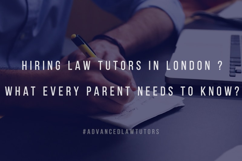hiring law tutors in London