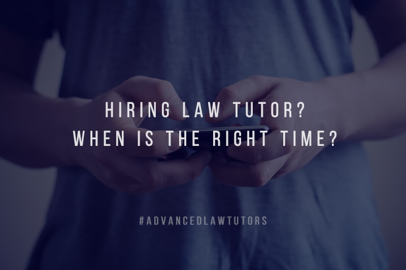 hiring law tutor