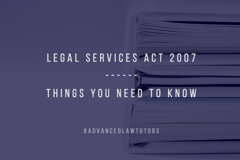 Legal Services Act 2007