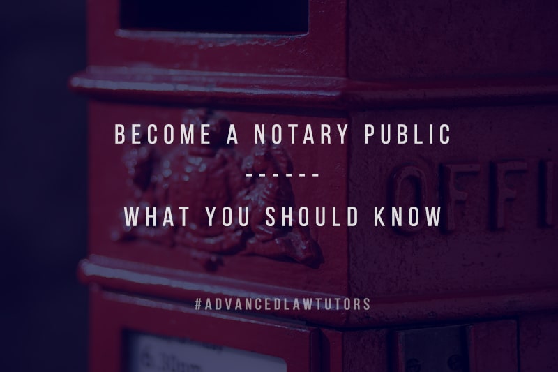 Become a Notary Public
