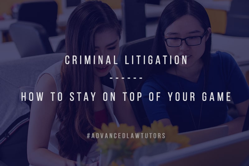 Criminal Litigation