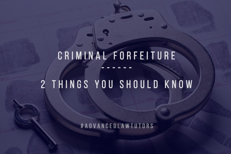 criminal forfeiture