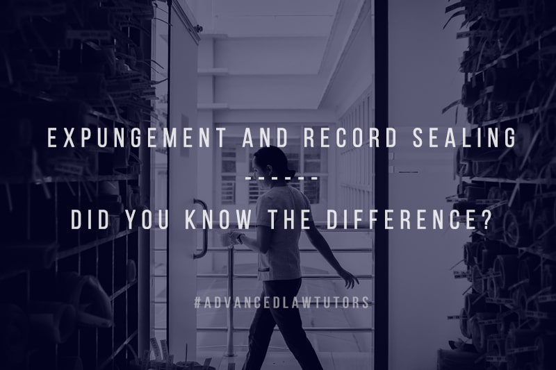Expungement and record sealing