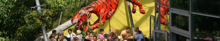 Paper tiger at Eden Project