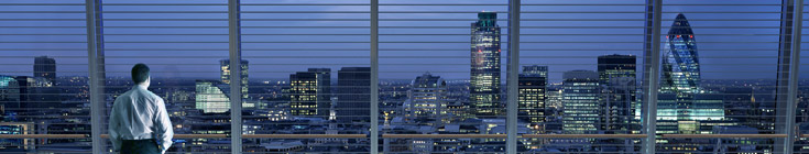 View from a business communication office