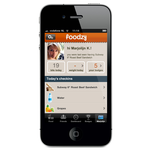 Foodzy iphone app - profile