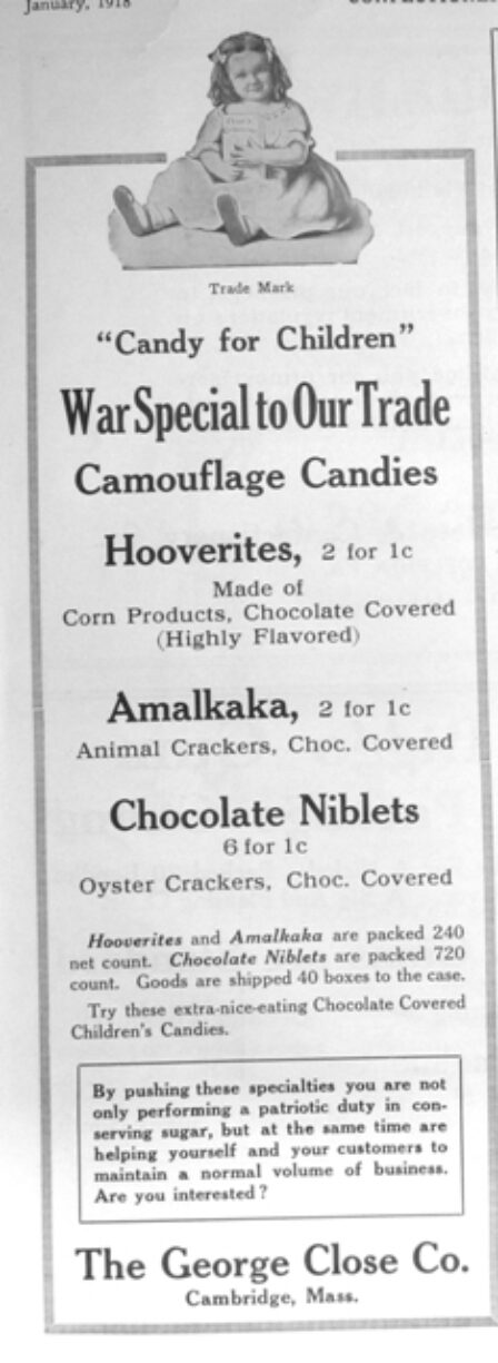 Close Camoflage Candies