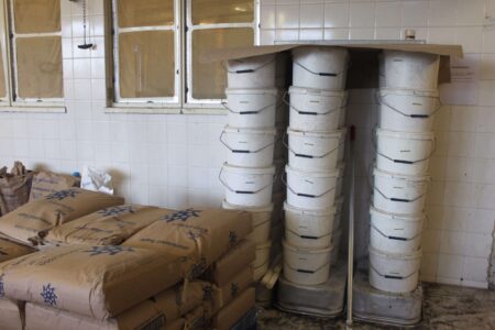 3 Piled Buckets