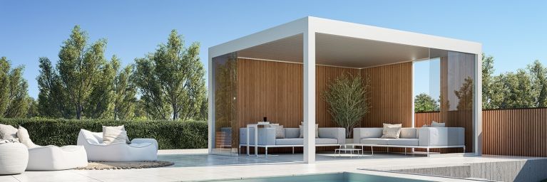 07 BOUW EXTERIORLIVING Maluwi met schuifwand en alu onderdak 2
