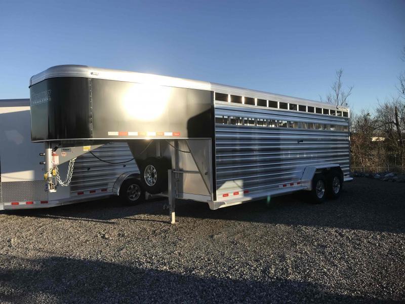 2024 Cimarron Trailers Lonestar GN Livestock Trailer HorseClicks